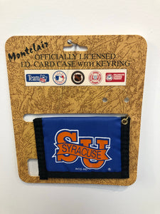 Vintage Syracuse University ID Card Case with Key Ring
