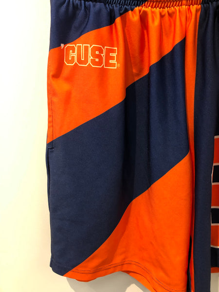 Fit 2 Win Syracuse Lacrosse Shorts w/ the Block S and Otto Size Small Made in USA