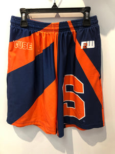 Fit 2 Win Syracuse Lacrosse Shorts w/ the Block S and Otto Size Small Made in USA