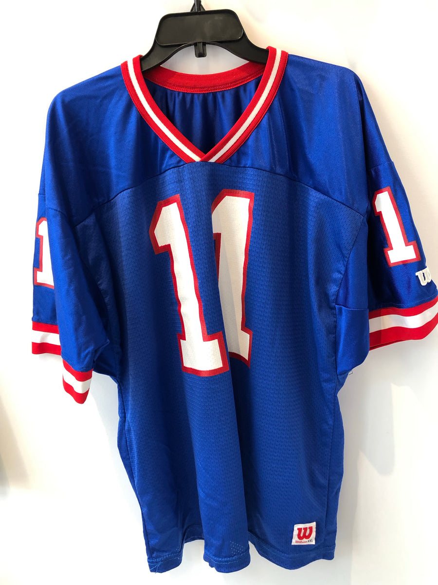 Nike New York Giants No11 Phil Simms Black Women's Stitched NFL Limited 2016 Salute to Service Jersey